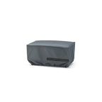 Housse de luxe pour fauteuil de jardin Cannes 5 pièces en polyester gris