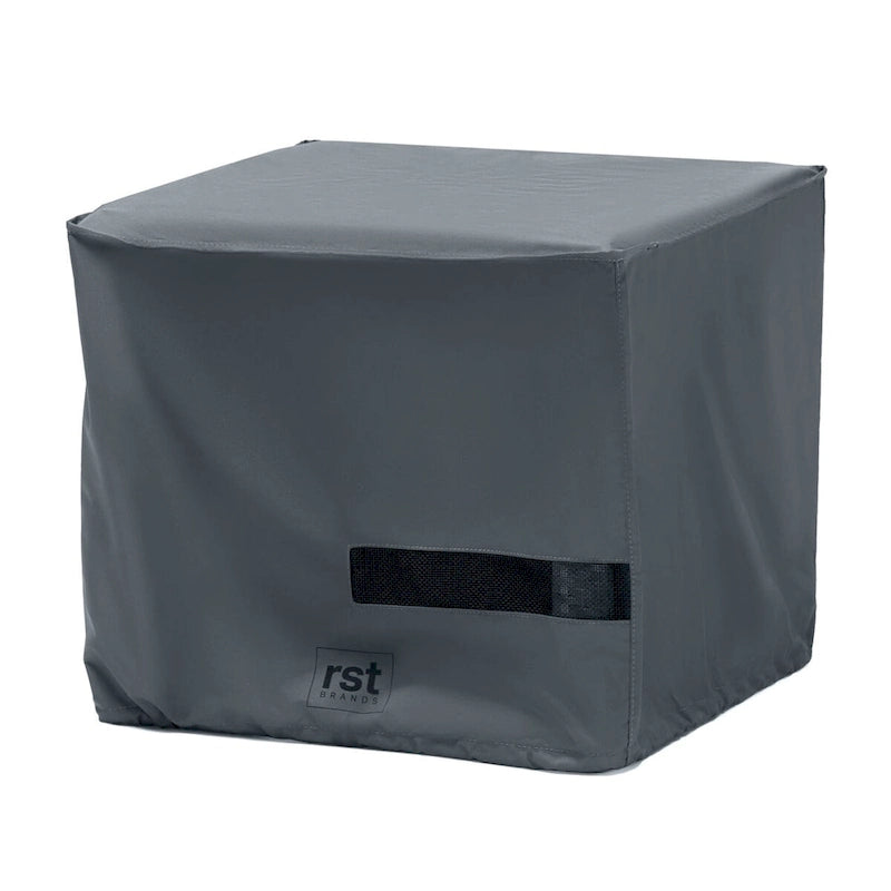 Housse de luxe pour fauteuil de jardin Cannes 5 pièces en polyester gris