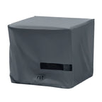 Housse de luxe pour fauteuil de jardin Cannes 5 pièces en polyester gris