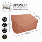 Housse pour canapé deux places Hoan BBQ - 30P x 52L x 34H