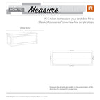 Housse de coffre de terrasse Classic Accessories Veranda résistante à l'eau de 55 pouces