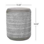 Table d'appoint d'extérieur, table d'appoint en béton, table d'appoint de patio modulaire