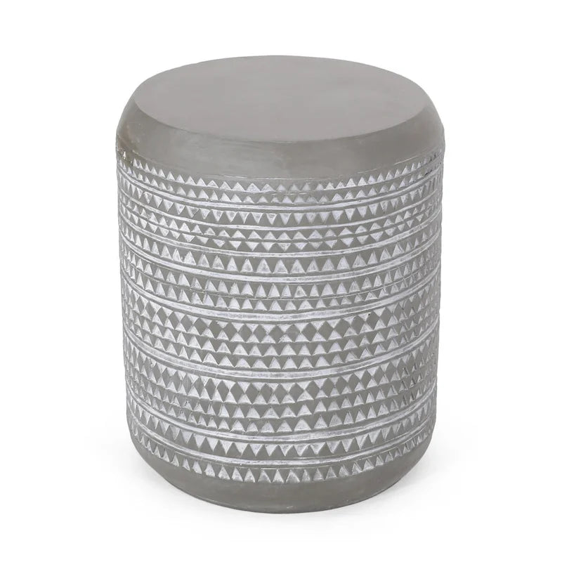 Table d'appoint d'extérieur, table d'appoint en béton, table d'appoint de patio modulaire