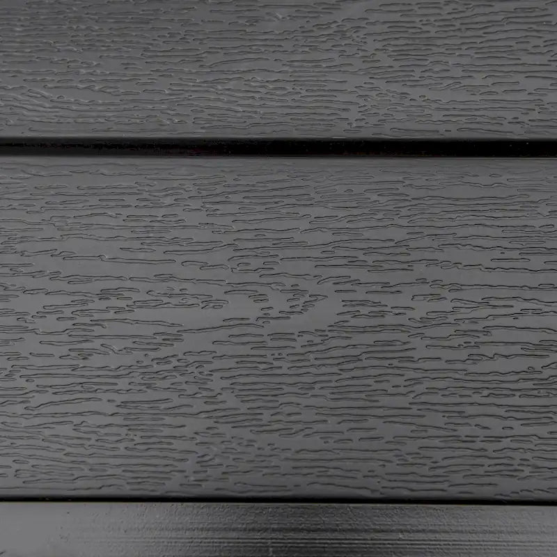 Table de salle à manger carrée d'extérieur pour 4 personnes avec pieds en métal aluminium