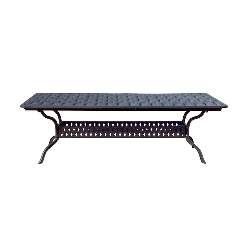 Ensemble de salle à manger d'extérieur St.Cruz 11 pièces avec table extensible 42 x 92 / 42 x 120