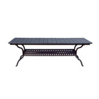 Ensemble de salle à manger d'extérieur St.Cruz 11 pièces avec table extensible 42 x 92 / 42 x 120