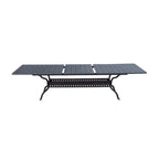 Ensemble de salle à manger d'extérieur St.Cruz 11 pièces avec table extensible 42 x 92 / 42 x 120