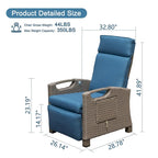 Fauteuil inclinable pour intérieur et extérieur (lot de 1)