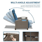 Fauteuil inclinable pour intérieur et extérieur (lot de 1)