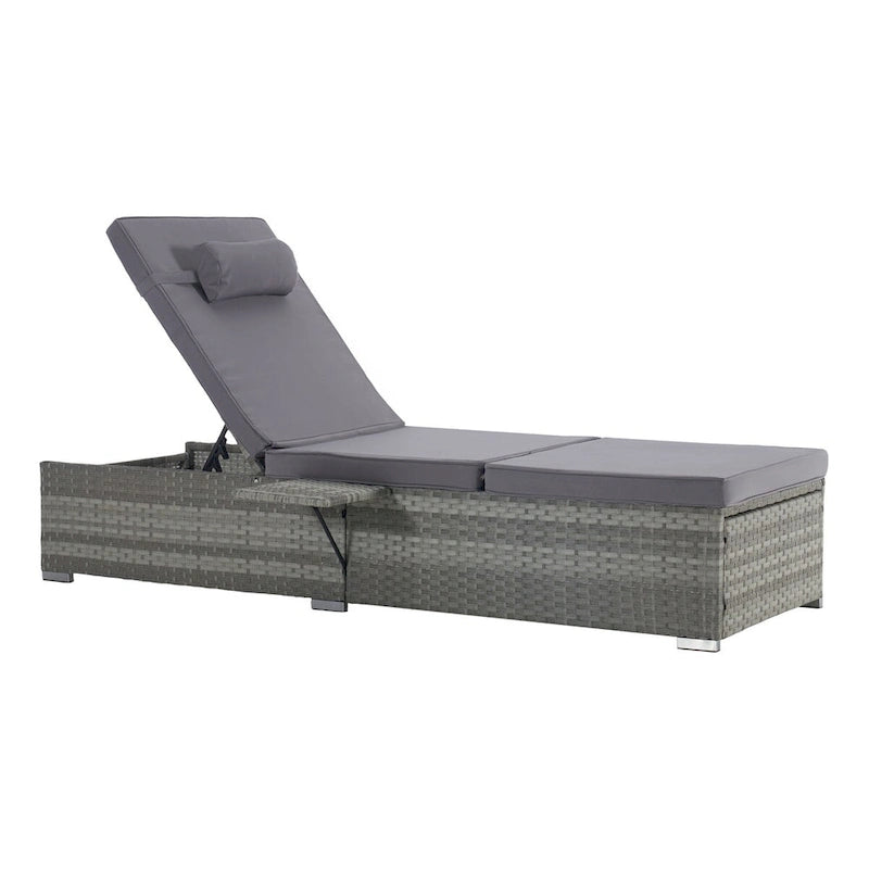 Chaise longue de patio extérieur