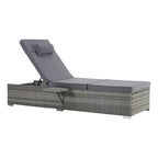 Chaise longue de patio extérieur