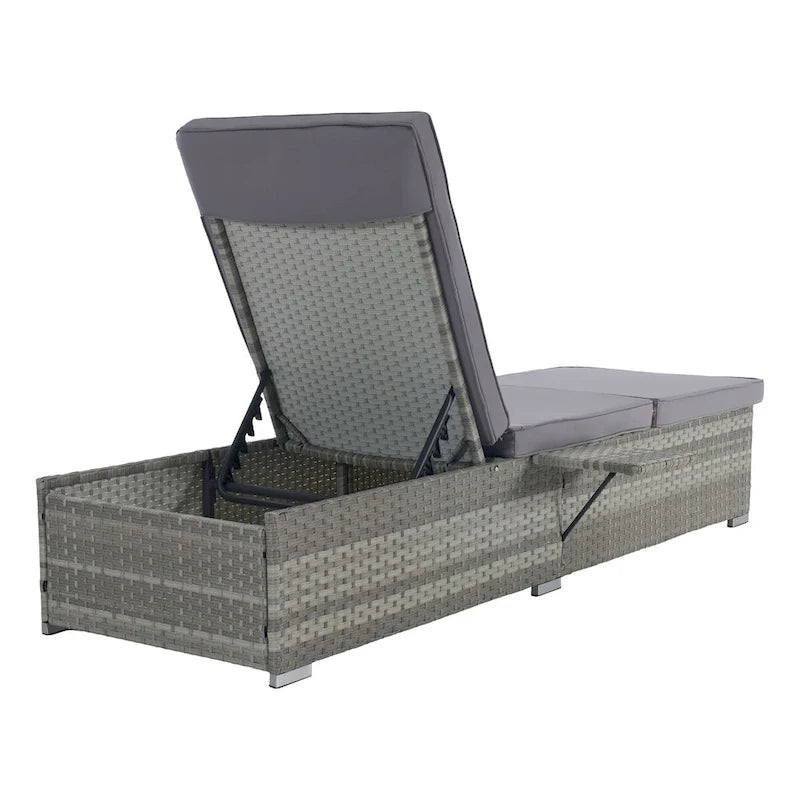 Chaise longue de patio extérieur