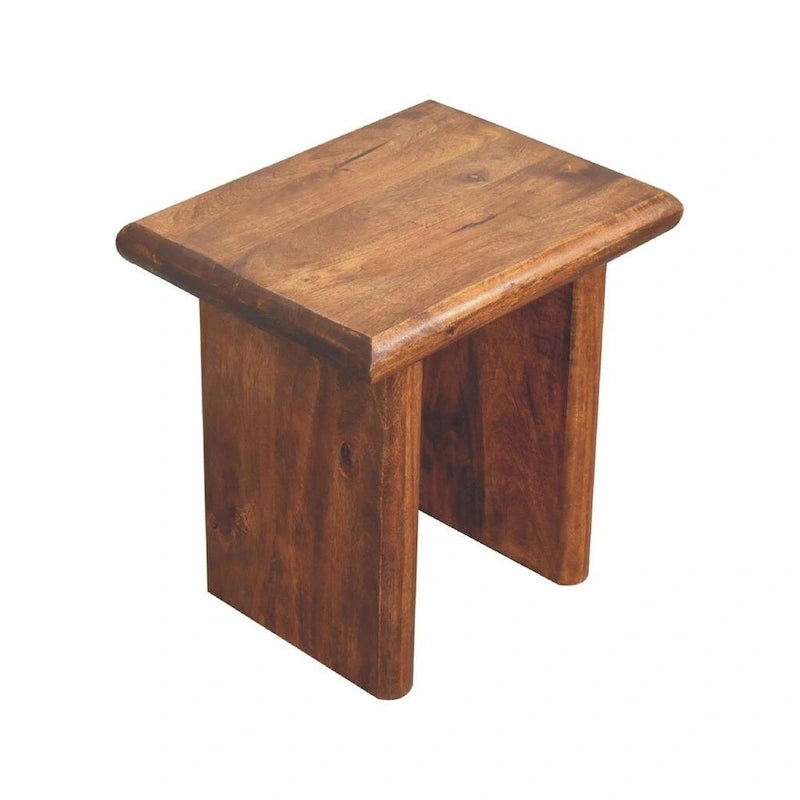 Table d'appoint Rio en bois massif, meuble artisanal