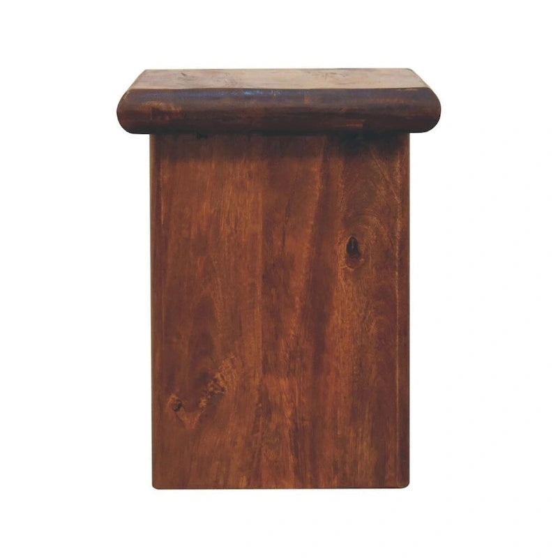 Table d'appoint Rio en bois massif, meuble artisanal