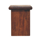Table d'appoint Rio en bois massif, meuble artisanal