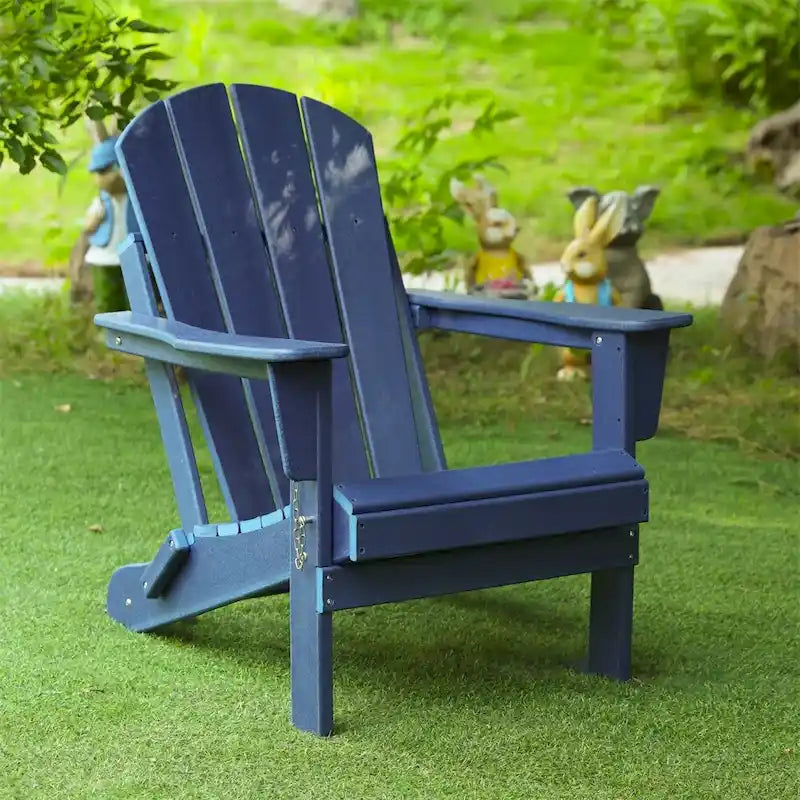 Chaise Adirondack ergonomique pliante avec pieds