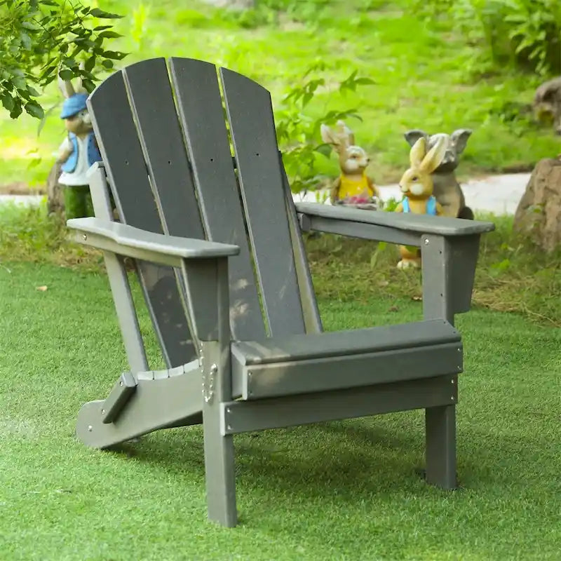 Chaise Adirondack ergonomique pliante avec pieds