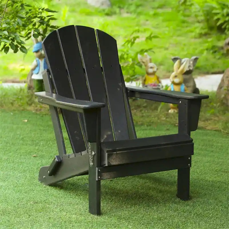 Chaise Adirondack ergonomique pliante avec pieds