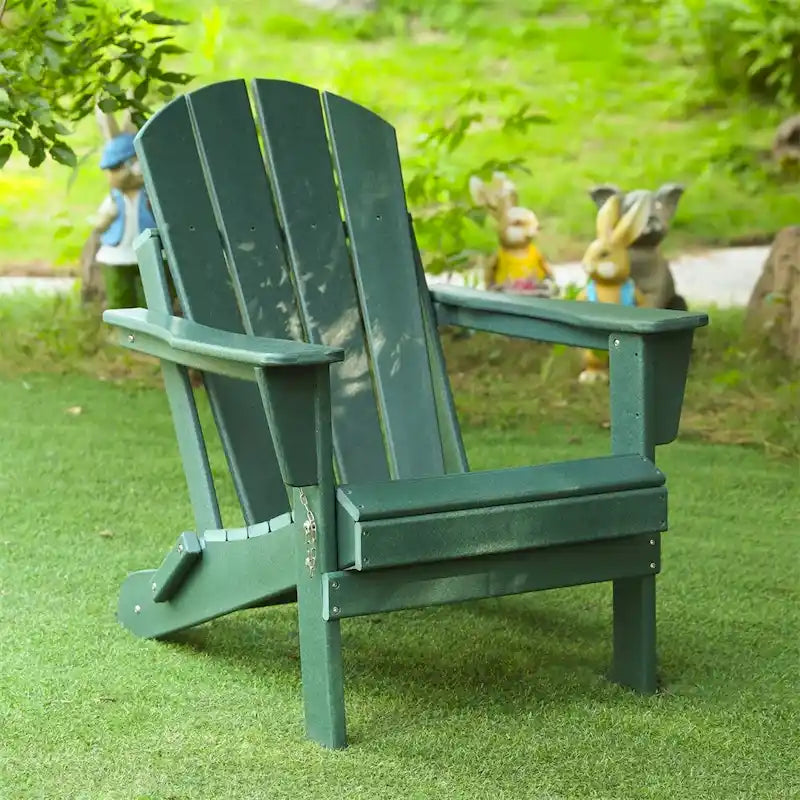 Chaise Adirondack ergonomique pliante avec pieds