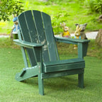 Chaise Adirondack ergonomique pliante avec pieds