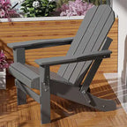 Chaise Adirondack ergonomique pliante avec pieds
