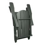 Chaise Adirondack ergonomique pliante avec pieds