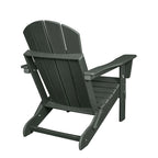 Chaise Adirondack ergonomique pliante avec pieds