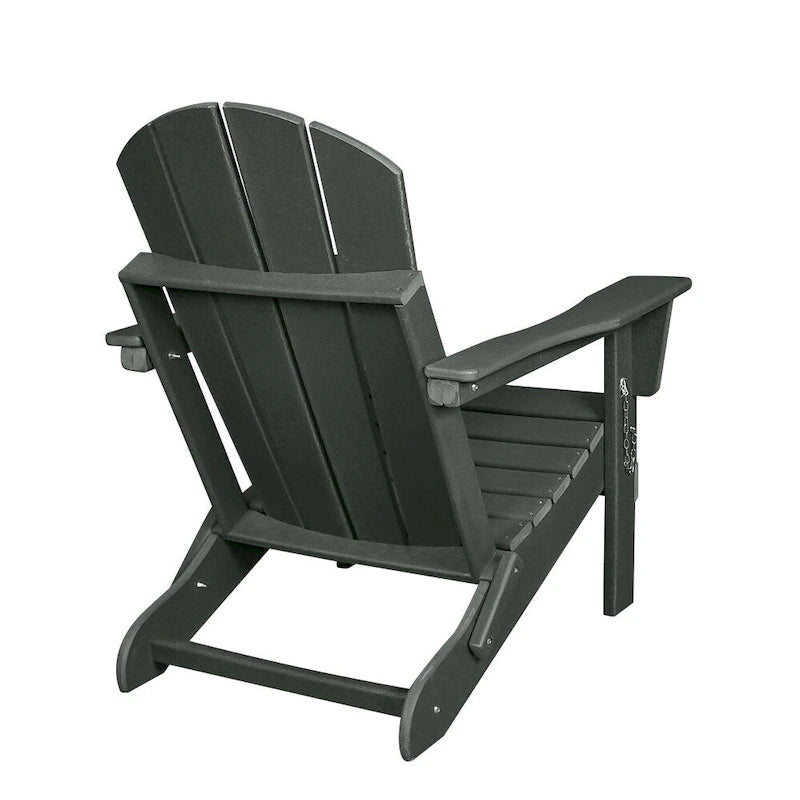 Chaise Adirondack ergonomique pliante avec pieds