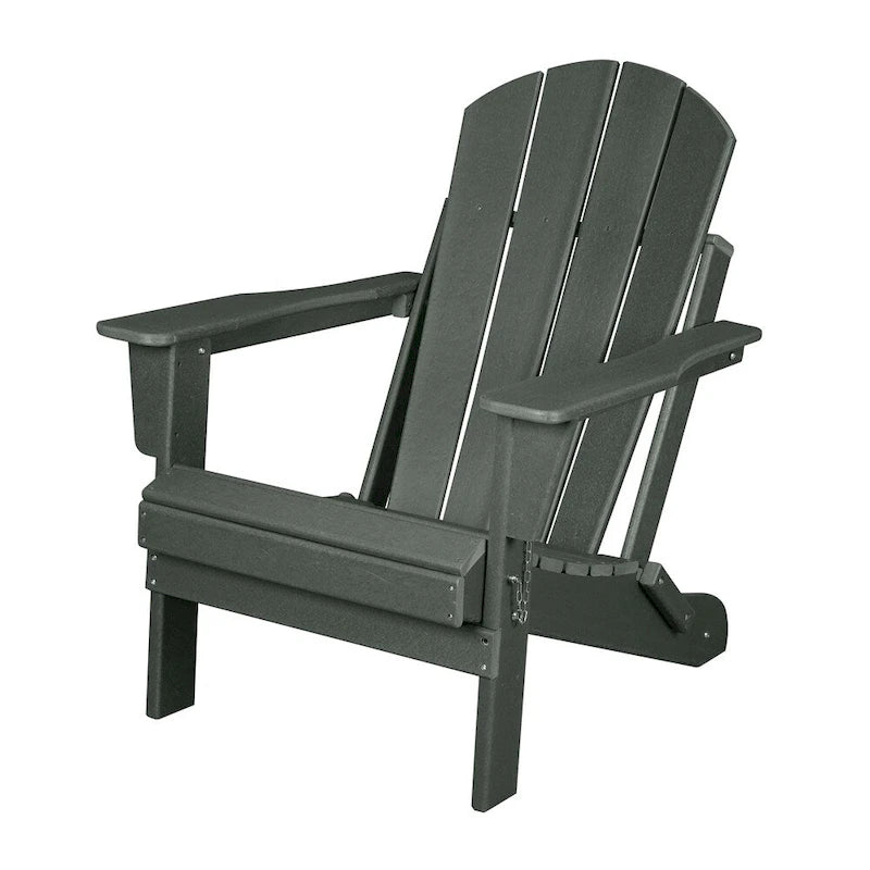 Chaise Adirondack ergonomique pliante avec pieds
