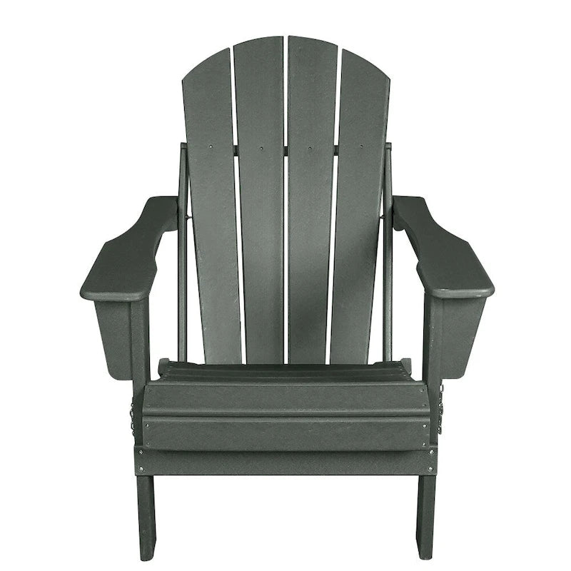Chaise Adirondack ergonomique pliante avec pieds