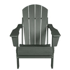 Chaise Adirondack ergonomique pliante avec pieds