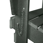 Chaise Adirondack ergonomique pliante avec pieds