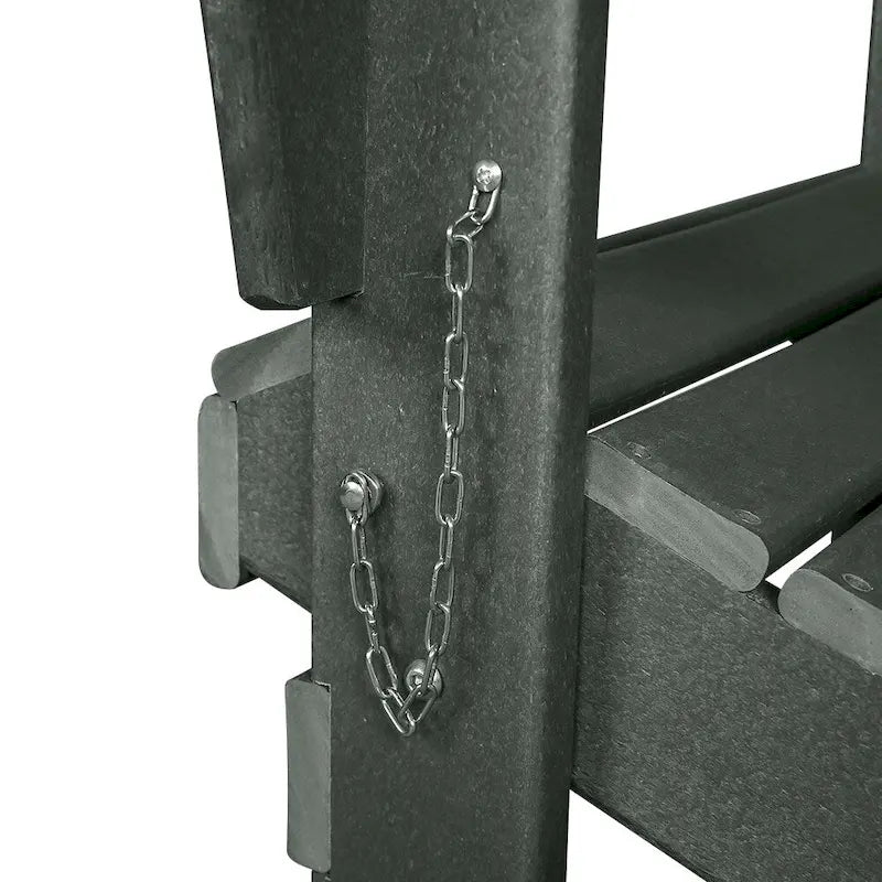 Chaise Adirondack ergonomique pliante avec pieds